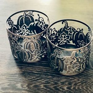 Bbw fall/ Thanksgiving 3 wick candle holders.